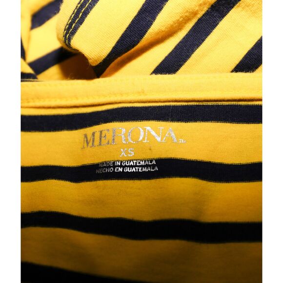 Preppy Striped Basic Casual Everyday Long Sleeve Top Small - Picture 3 of 3